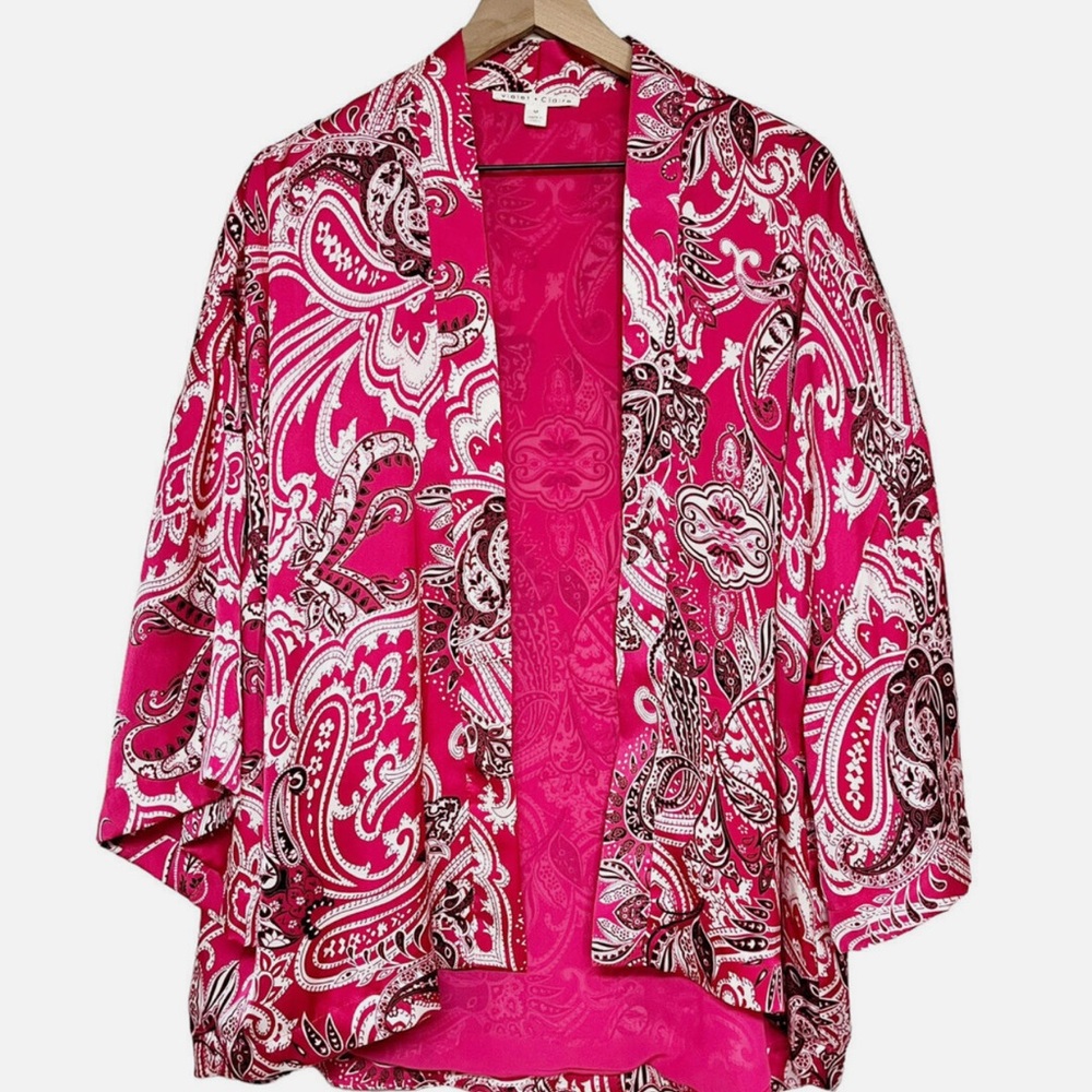 Violet & Claire Pink Paisley Sweater